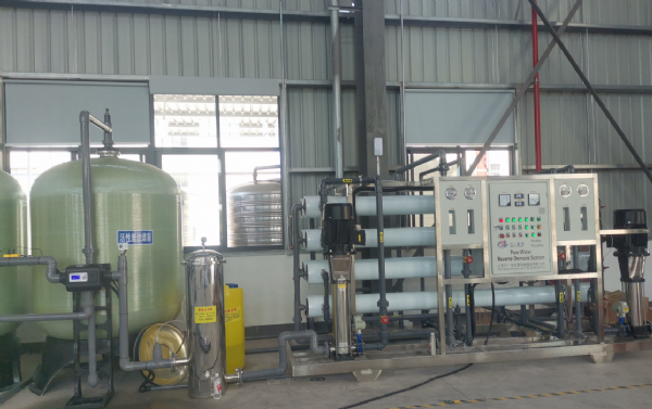 寧波10T雙級反滲透安裝調(diào)試完成